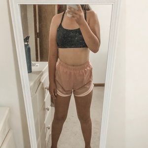 dusty pink nike shorts